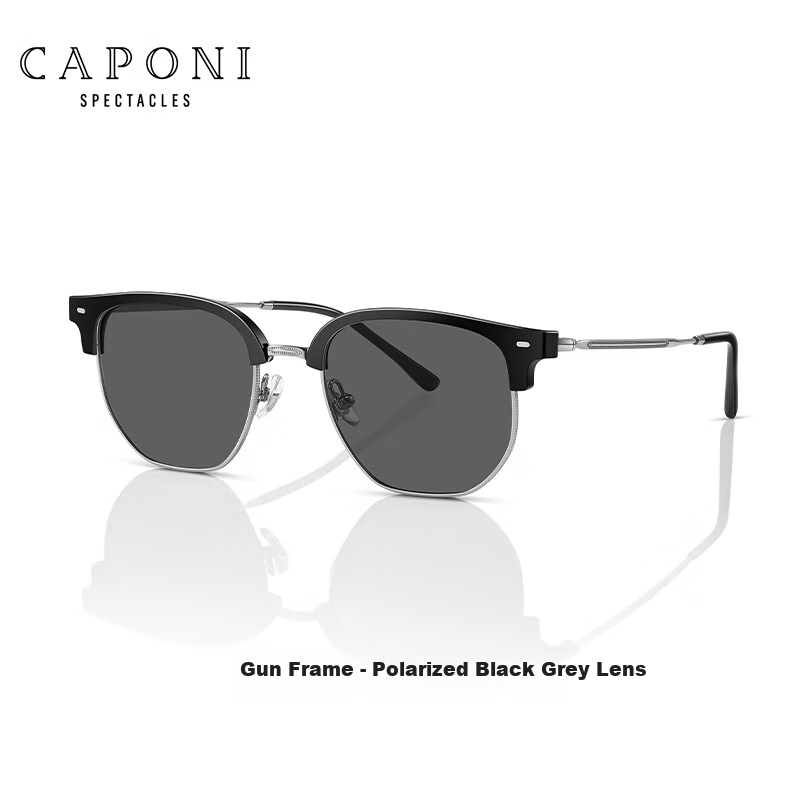 CAPONI Pure Titanium Polarized Sunglasses