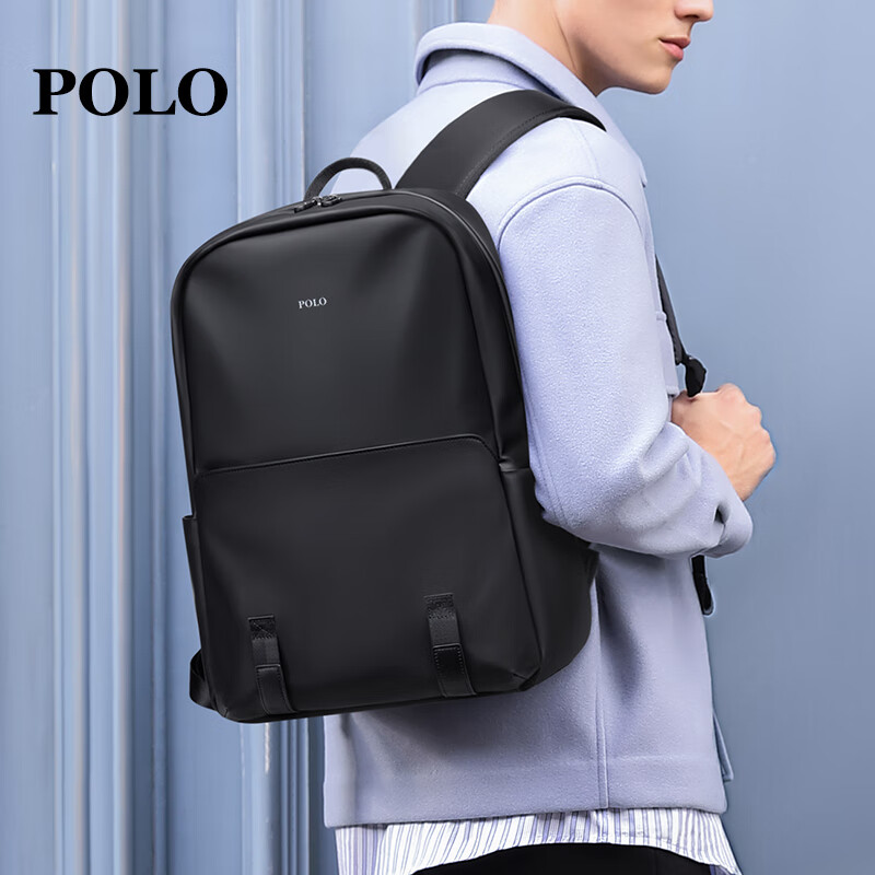 POLO Men's Backpack - 15.6" Laptop Travel School Bag