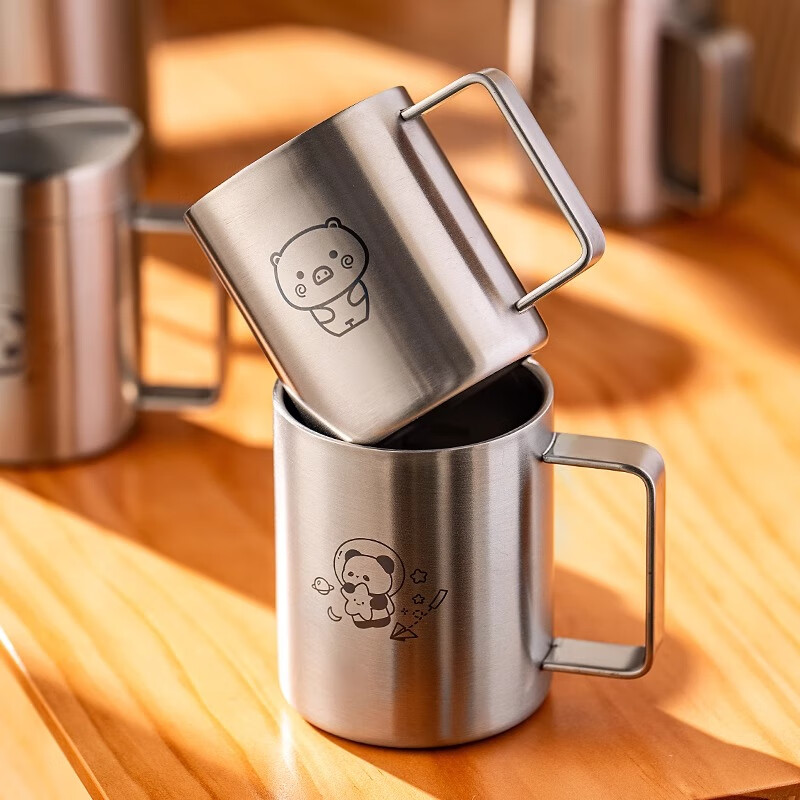 Onlycook 316 Stainless Steel Cup with Panda Design