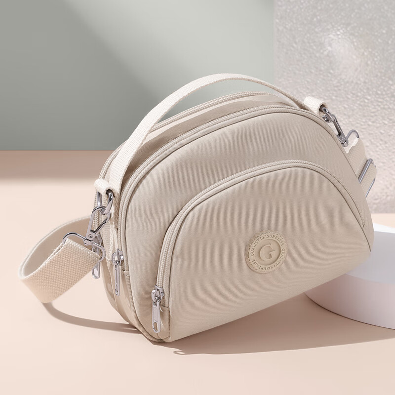 GOLF Women's Crossbody Bag - Beige, Water-Resistant Shoulder Handbag