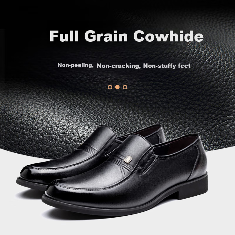 LAORENTOU Men's Formal Leather Shoes
