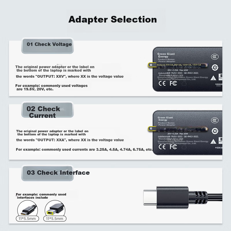 Lenovo 65W Type-C Laptop Charger for ThinkPad X1