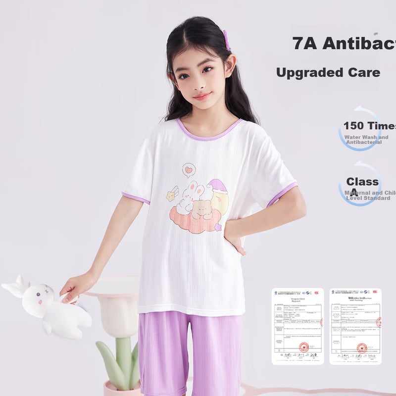 DEESHA 7A Antibacterial Kids Pajama Set