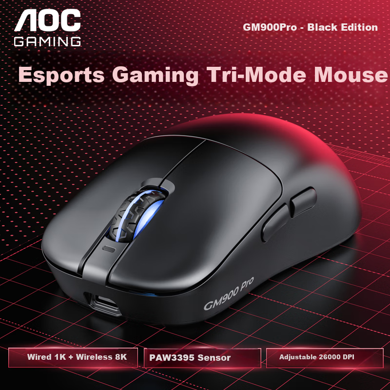 AOC GM900Pro Wireless Bluetooth Tri-Mode Mouse