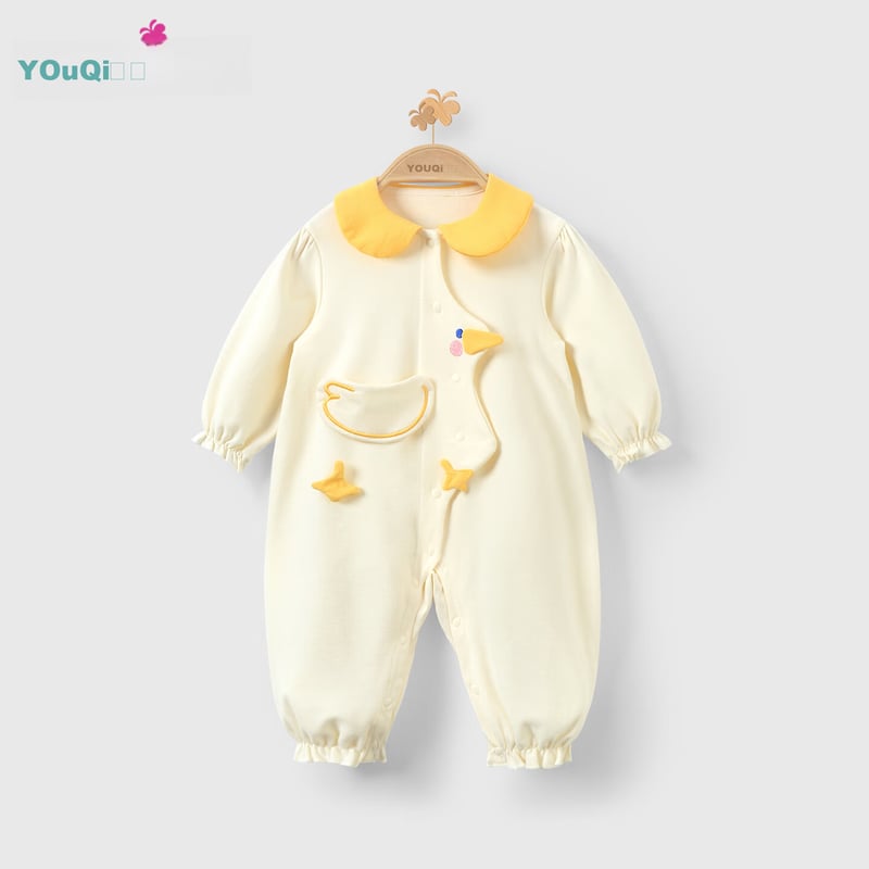 Yooqi Onesie - Adorable Autumn Romper for Baby Boys/Girls