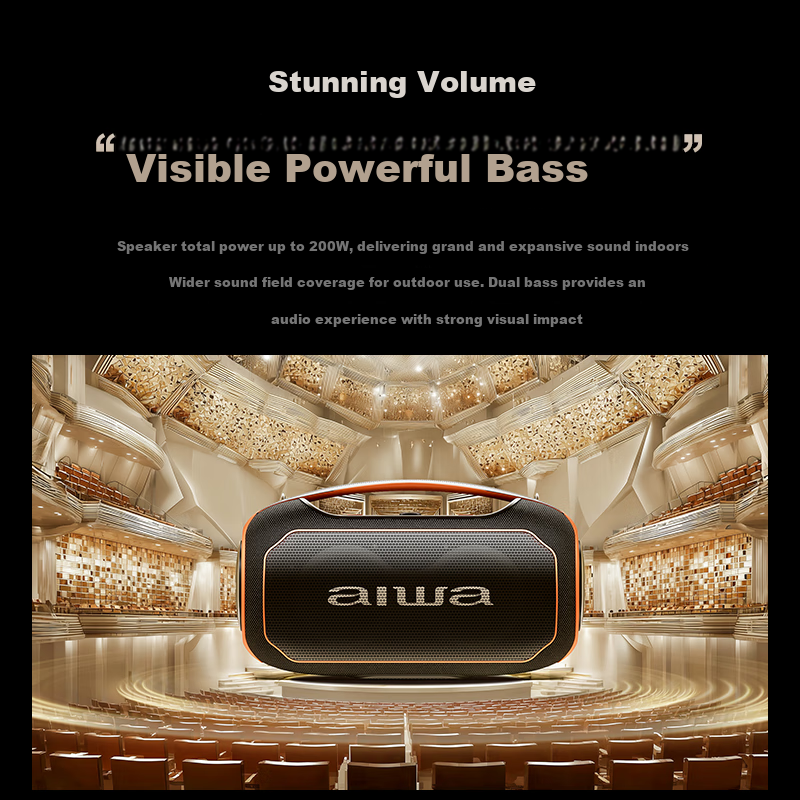 Aiwa AH-28 High-End Bluetooth Speaker