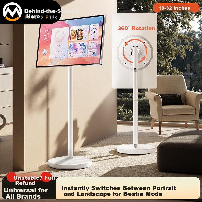Behind Hero Movable Monitor Stand