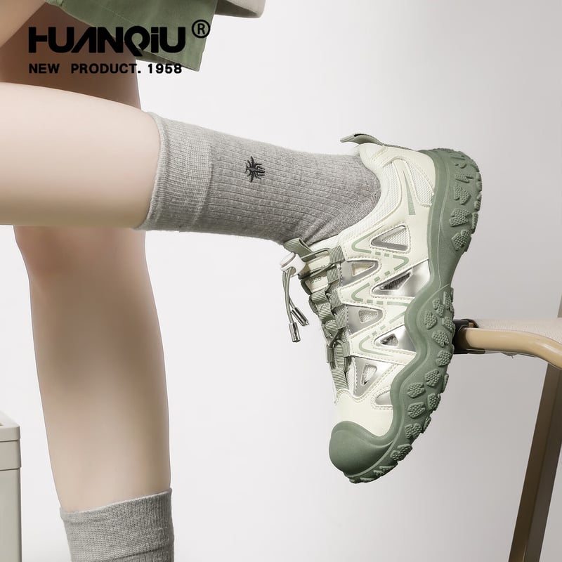 HUANQIU Thick-Soled Ugly Cute Hiking Shoes