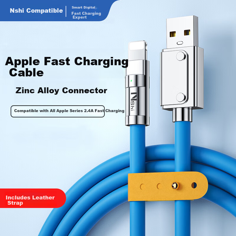 Zinc Alloy Fast Charge Cable for iPhone 14