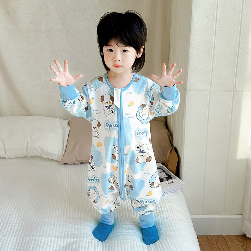 Zisehuayu Pure Cotton Baby Sleeping Bag for Boys