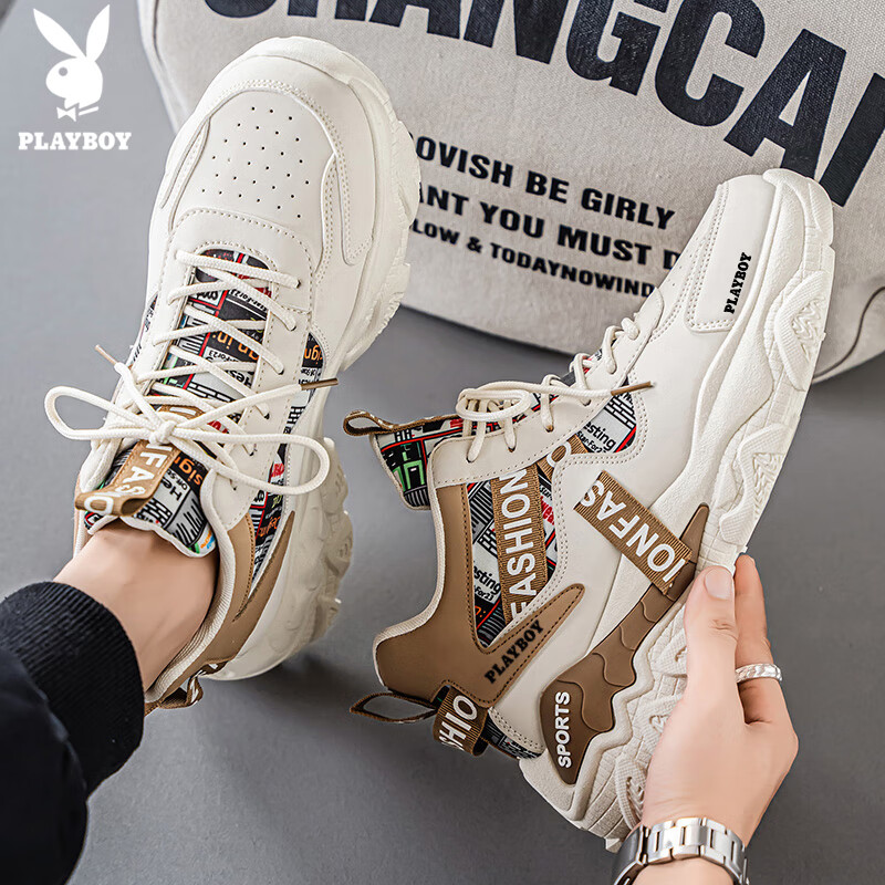 PLAYBOY Men's Dad Sneakers 2025 Autumn Winter