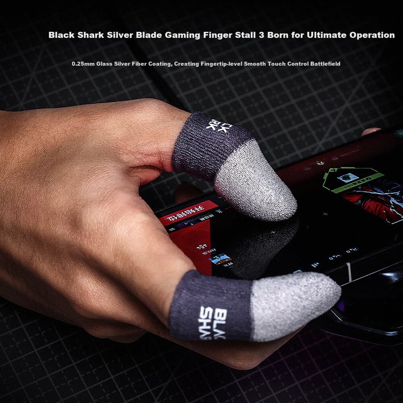 Heisha Silver Blade 3 Gaming Finger Sleeves