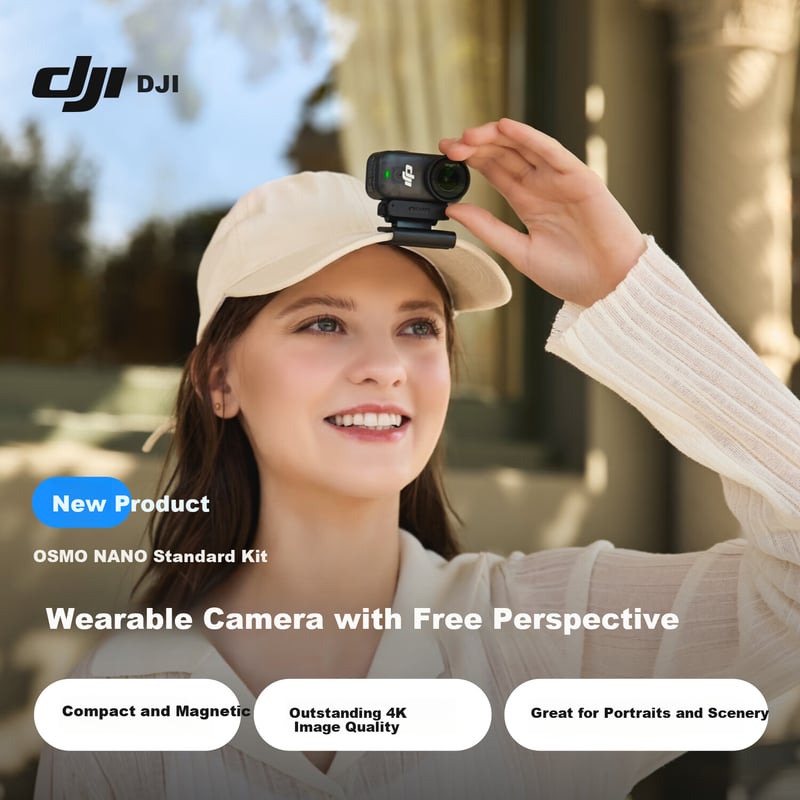 DJI Osmo Nano Action Camera 128GB Standard Kit