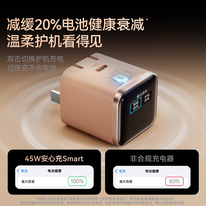 ANKER 45W GaN Type-C Fast Charger for iPhone