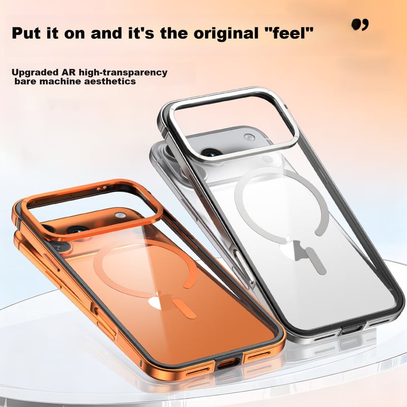 IM-CHEN Alloy Frame Magnetic Case for iPhone 17 Pro Max
