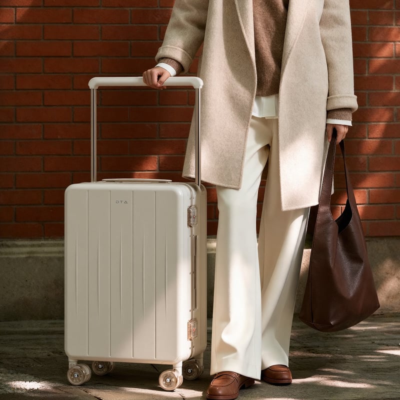 DTA Aluminum Frame Wide Handle Luggage