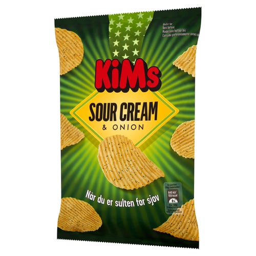 KiMs Sour Cream & Onion 95 g Hverdag.dk