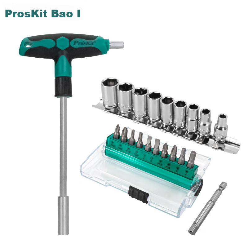 Pro'sKit SD-9701M 21PCS T-Shaped Screwdriver Set