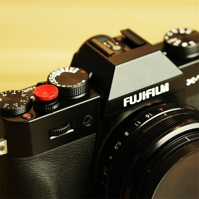JJC Fuji XT4 Shutter Button - Dark Red