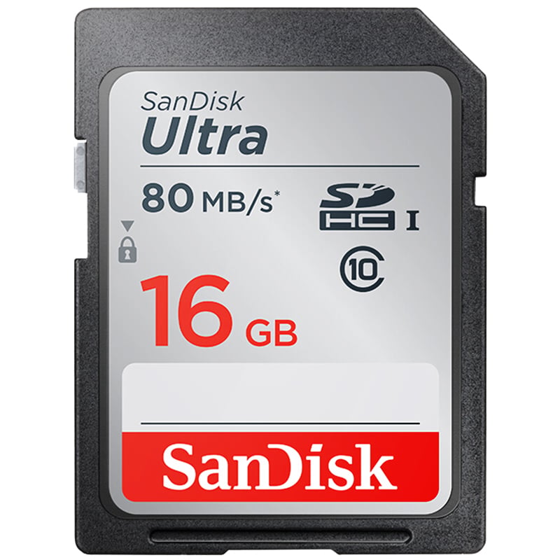 SanDisk 16GB SD Memory Card C10 Extreme High-Speed Edition