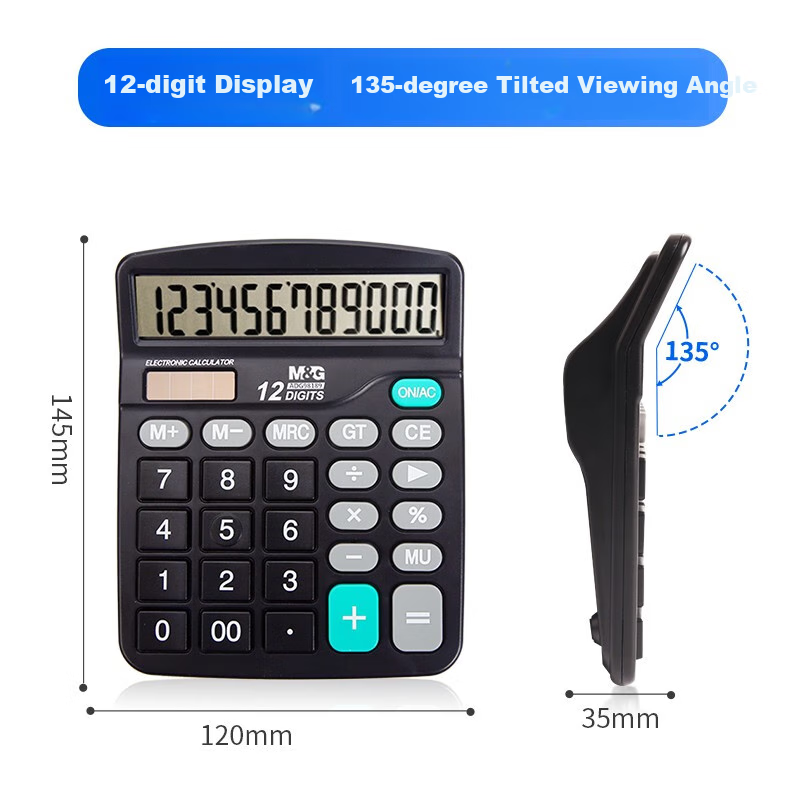 M&G Super Popular 837 Dual Power Calculator