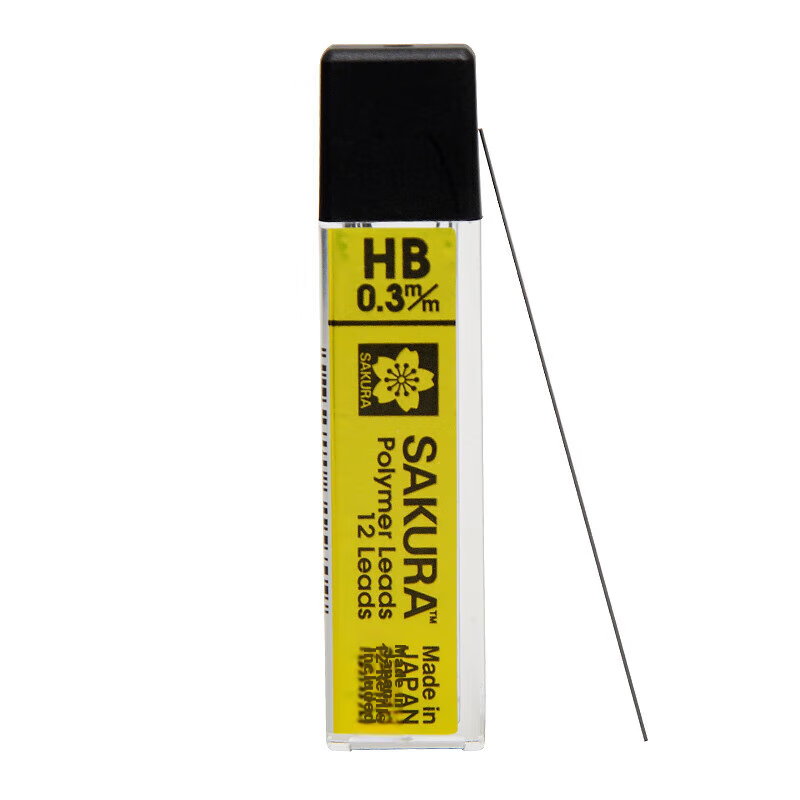 SAKURA Anti-Breaking 0.3mm 2B Pencil Lead Refill