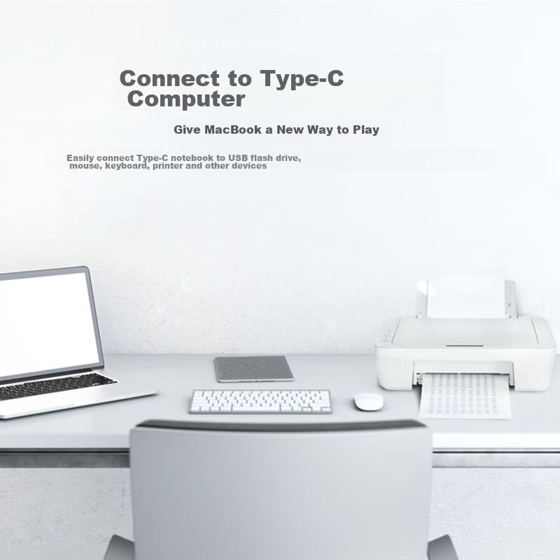 PISEN Type-C to USB Data Cable for iPhone, iPad & Tablets