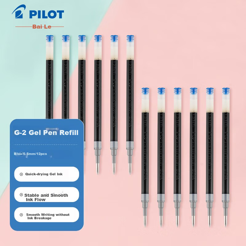 PILOT 0.5mm Gel Pen Refill - Blue Ink, 12-Pack