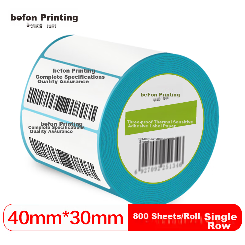Befon Waterproof Thermal Labels