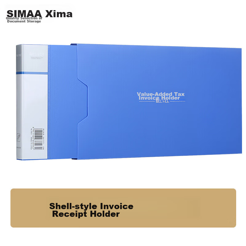 SIMAA Invoice Folder Blue