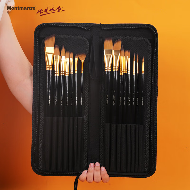 Mont Marte Acrylic Paint Brush Set of 15