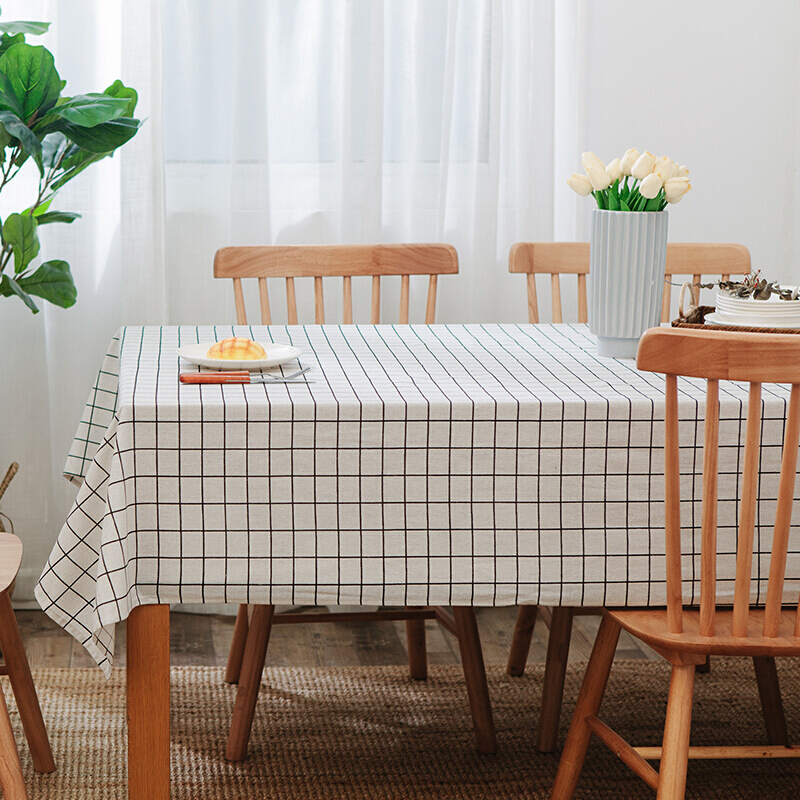 AVIVI Tablecloth - Simple Cotton & Linen Fabric