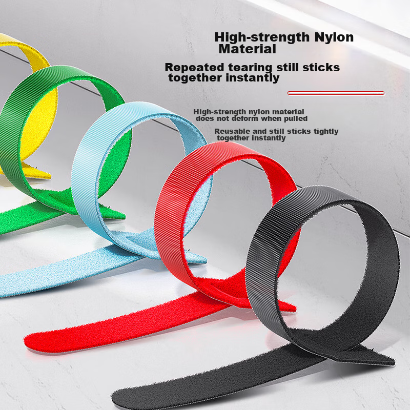 AMPCOM Velcro Cable Ties - Straight-Line Organizer