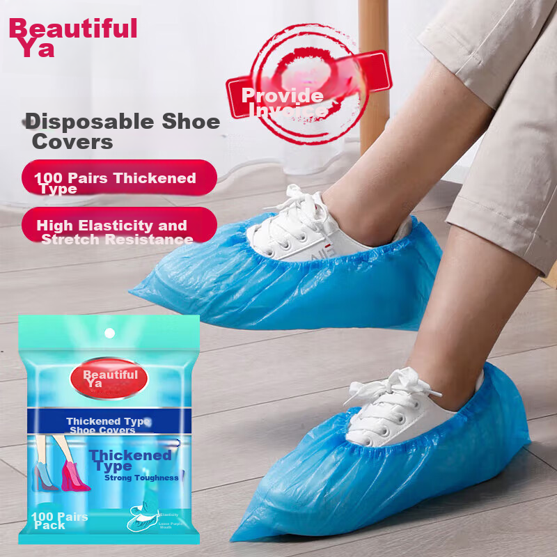 MARYYA Thick Disposable Shoe Covers - 100 Pcs