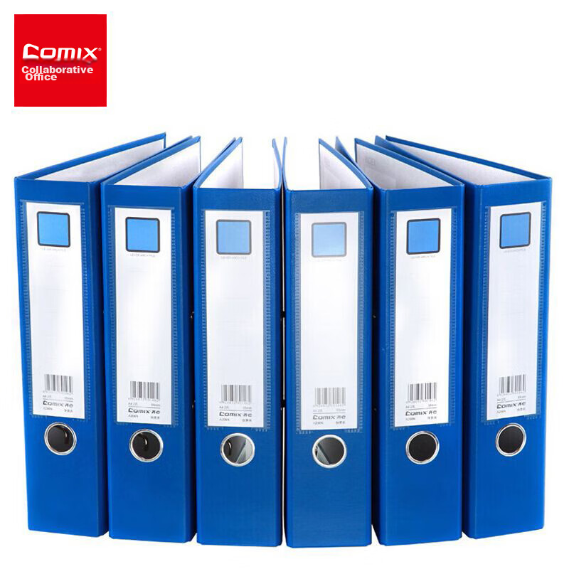 COMIX 6-Pack Extra Thick Lever Arch File Folders