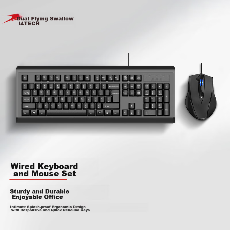 A4TECH KB-N9100 Wired Keyboard and Mouse Combo