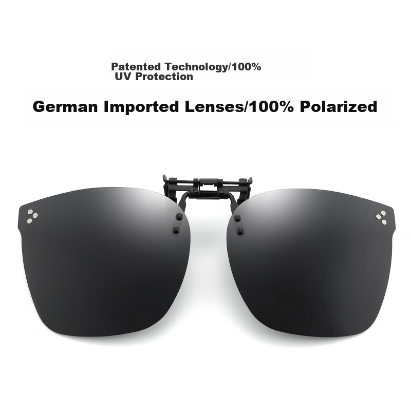 LESCA LUNETIER Polarized Clip-On Sunglasses for Men and Women