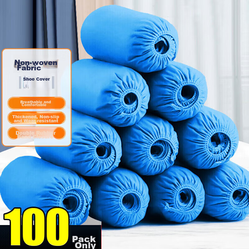 BWNK Thick Non-Woven Shoe Covers - 100 Pieces