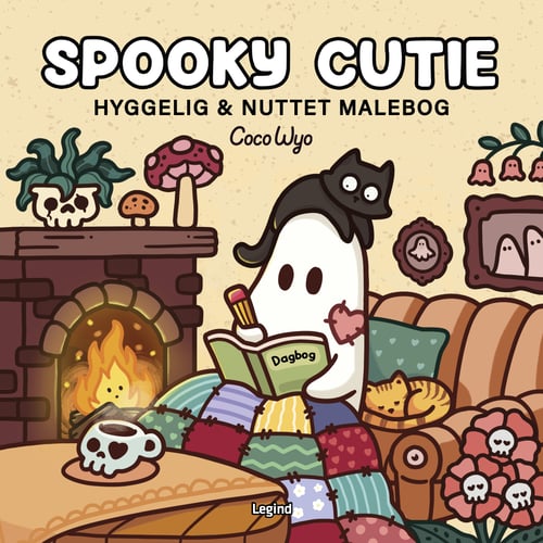 Malebog: Spooky Cutie - Cozy Coloring