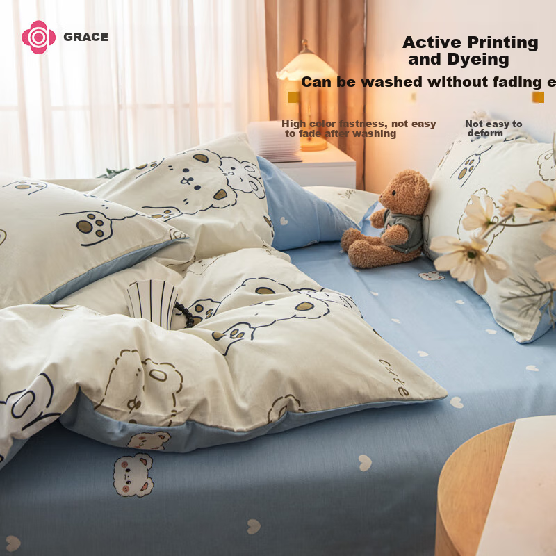 Grace 100% Cotton Duvet Cover