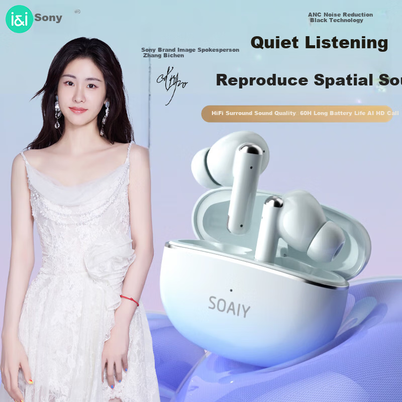 Soaiy SL35PRO Bluetooth Headphones with ANC