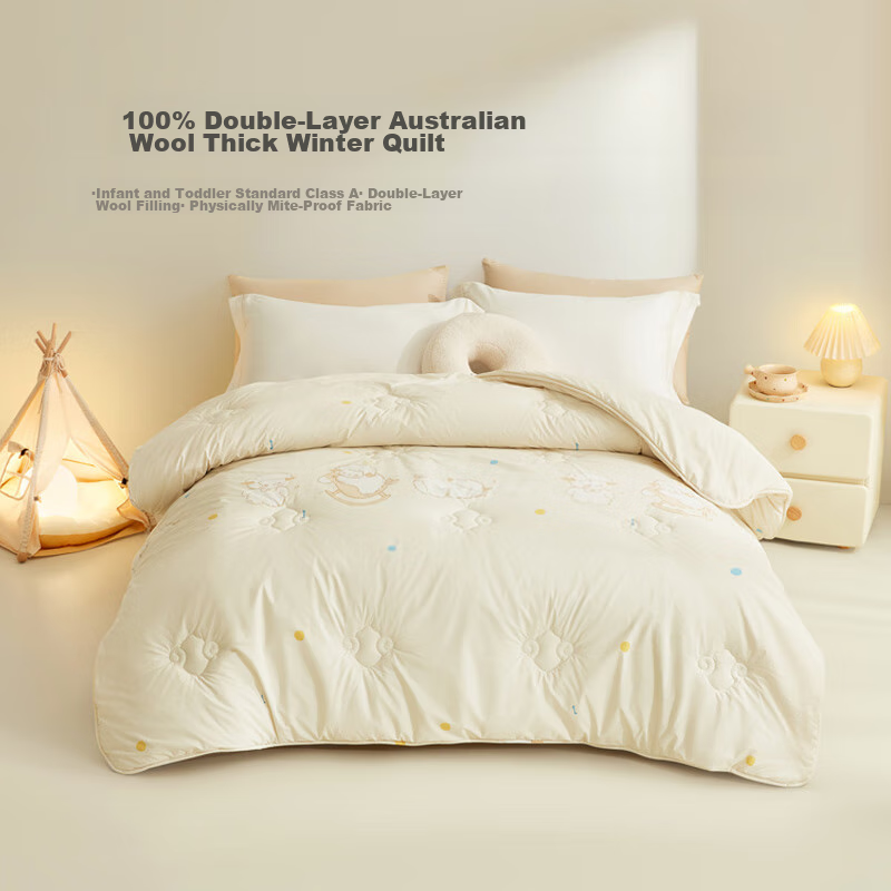 Luolaikids 100% Australian Wool Thick Winter Quilt