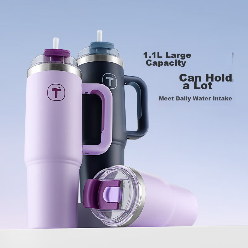 Tupperware Large T Insulated Mug - 1.1L Capacity