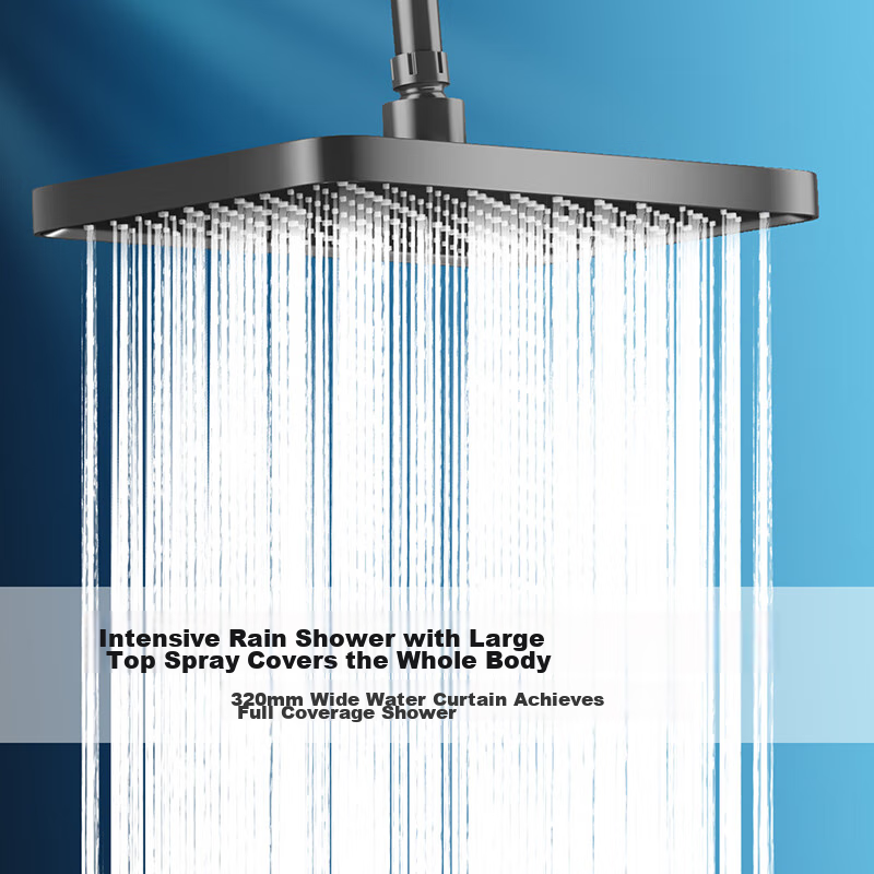 Larsd Turbo Round Top Nozzle Handheld Shower