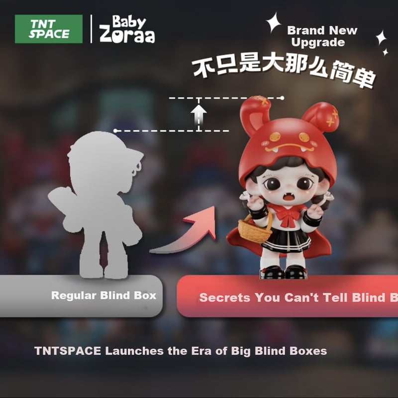 TNTSPACE Baby Zorra Secret Series Trendy Figurine