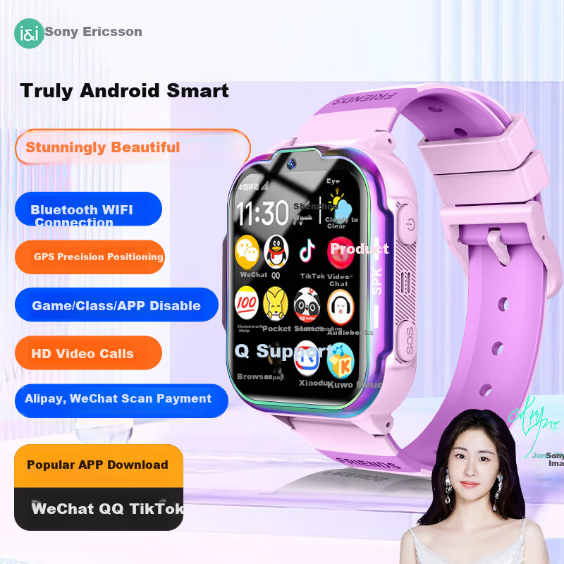 Soaiy H03 Black Kids Smartwatch with GPS and Dual Cameras