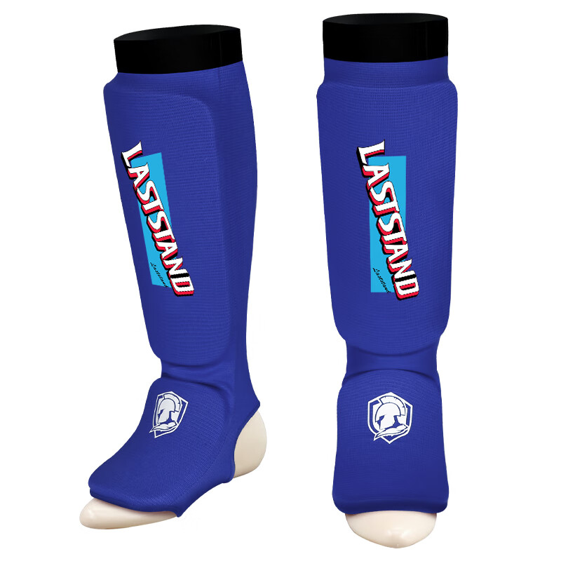 LASTSTAND Muay Thai Leg Guards - Blue