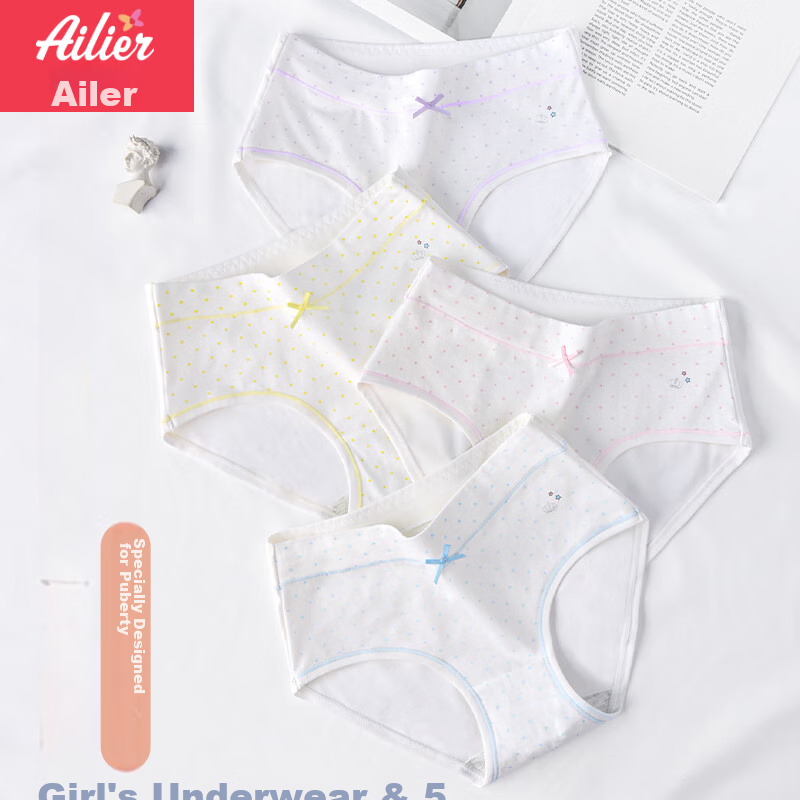 Ailier&Ouluola Teen Girls Underwear Set