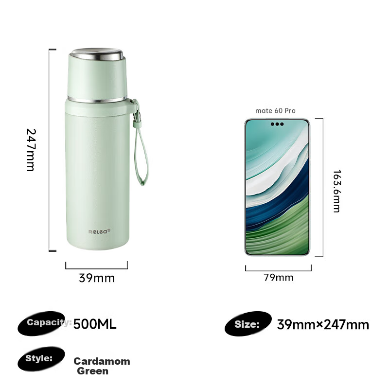 RELEA Insulated Mug - Full Steel 316L