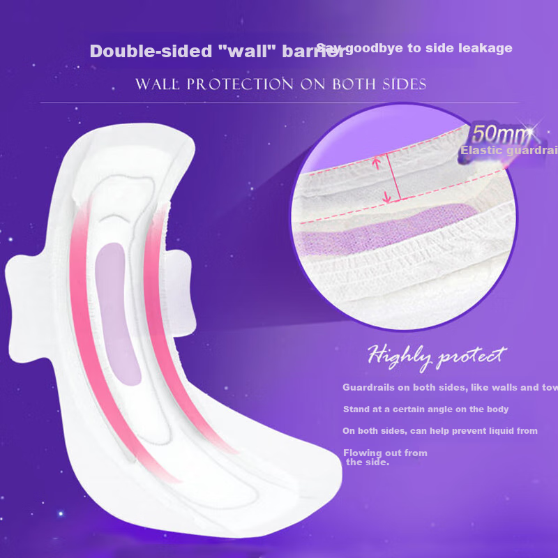 Asana Ultra-Thin 360mm 5-Piece Night Sanitary Napkins